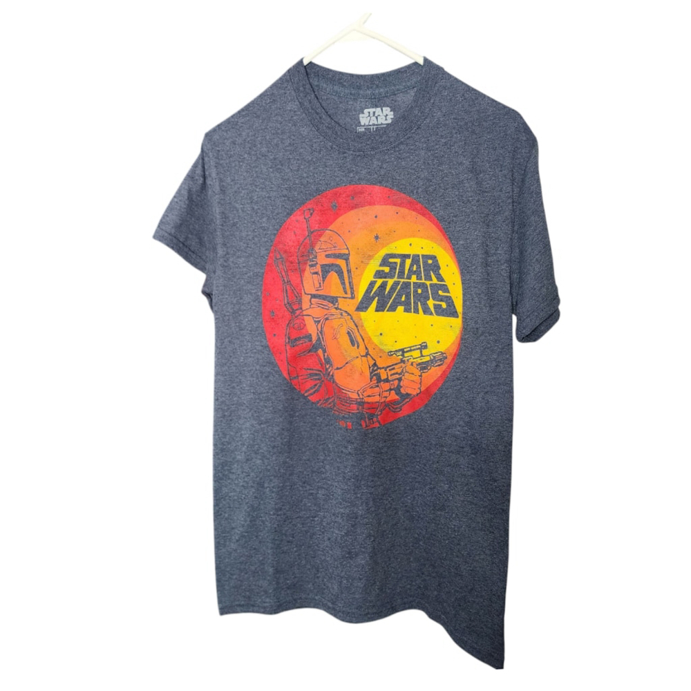 Men's Star Wars Graphic T-Shirt Size S Gray